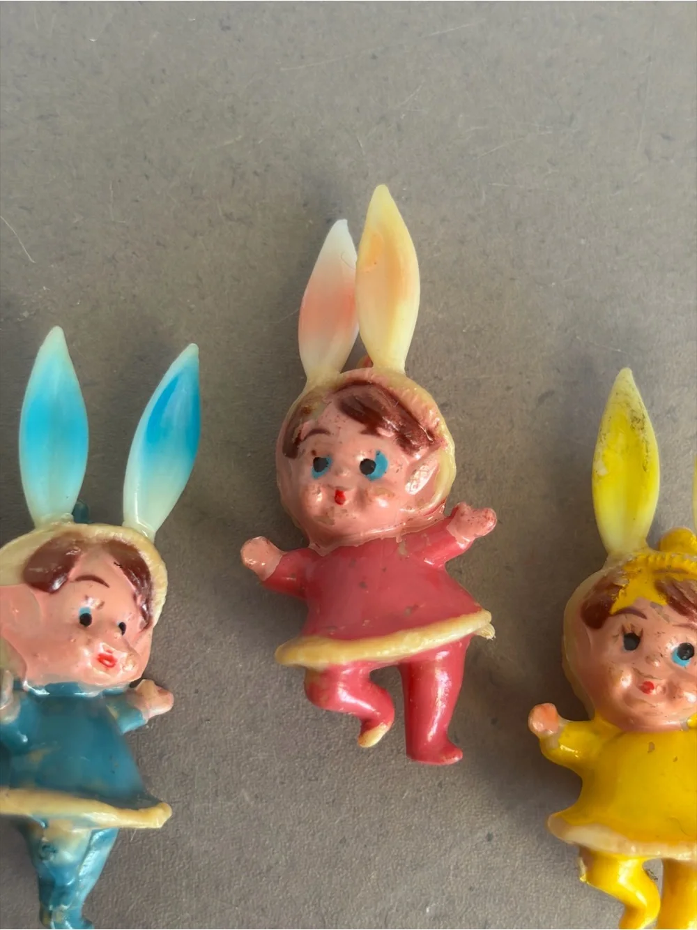 Miniature Pixie Bunny Elf: Vintage, Easter, Rabbit